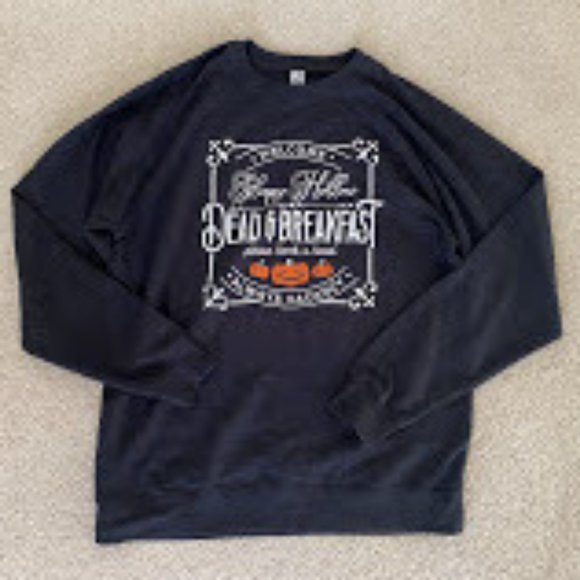 JSessions Design Sweaters - NWT! JSessions Design Black 'Dead & Breakfast' Sleepy HollowHalloween Sweatshirt